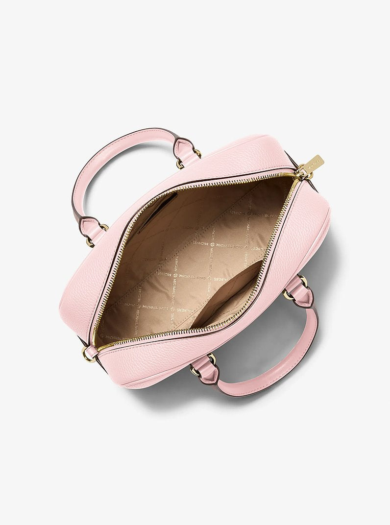 Thompson Pebbled Leather Satchel Powder Blush Powder Blush