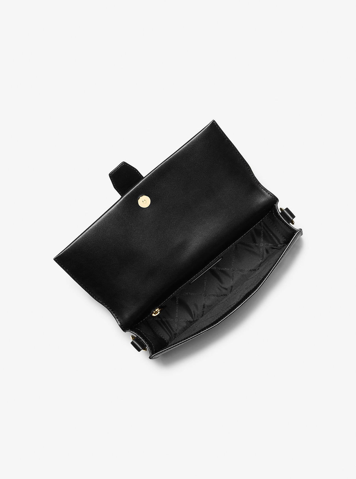 Greenwich Medium Saffiano Leather Shoulder Bag Black Black