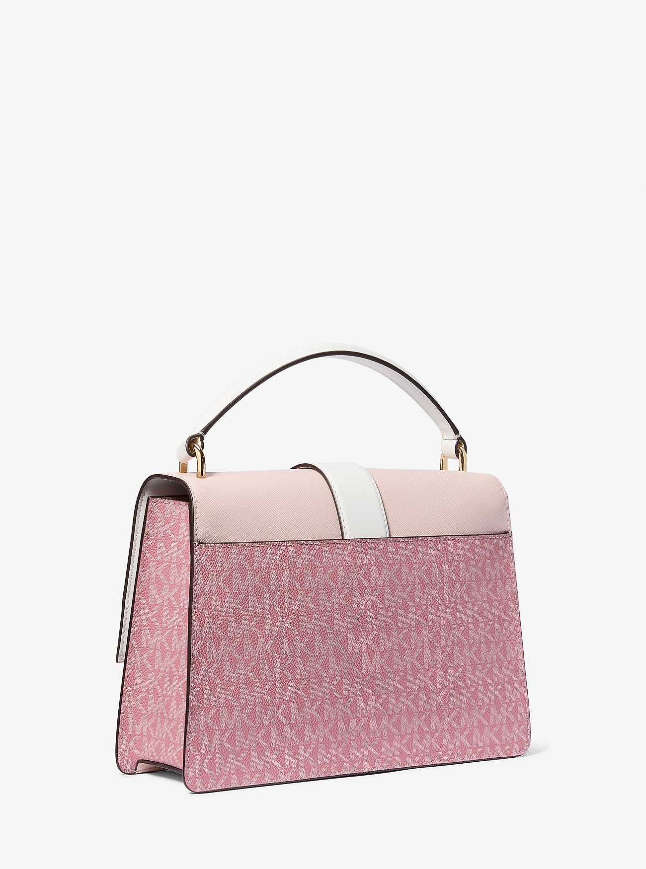 Greenwich Medium Signature Logo Satchel Pwd Blsh Mlt Pwd Blsh Mlt