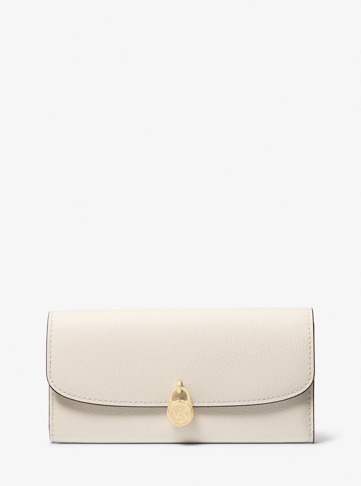 Hamilton Large Leather Continental Wallet Lt Cream Lt Cream