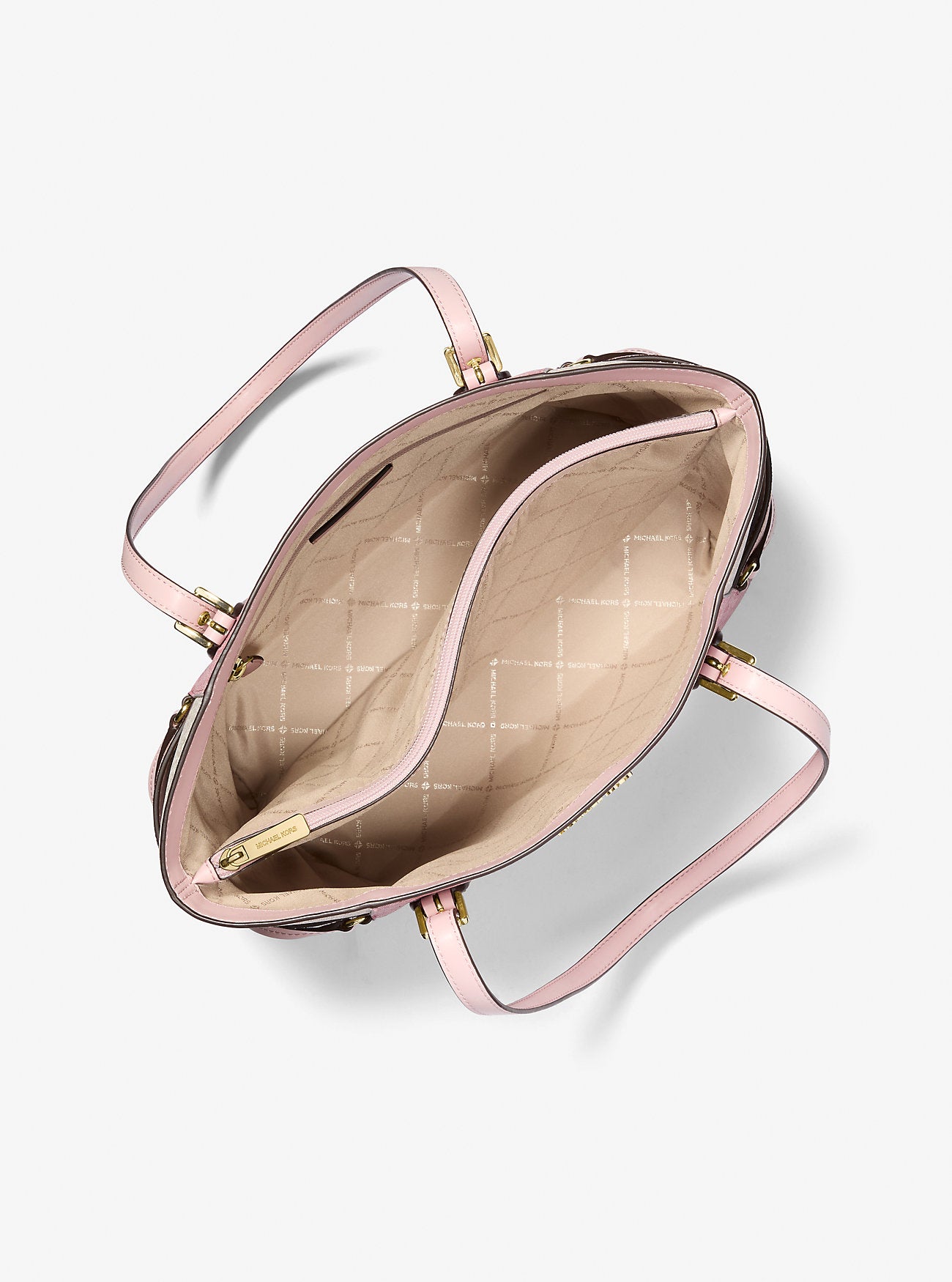 Voyager Large Color-Block Signature Logo Tote Bag Pwd Blsh Mlt Pwd Blsh Mlt