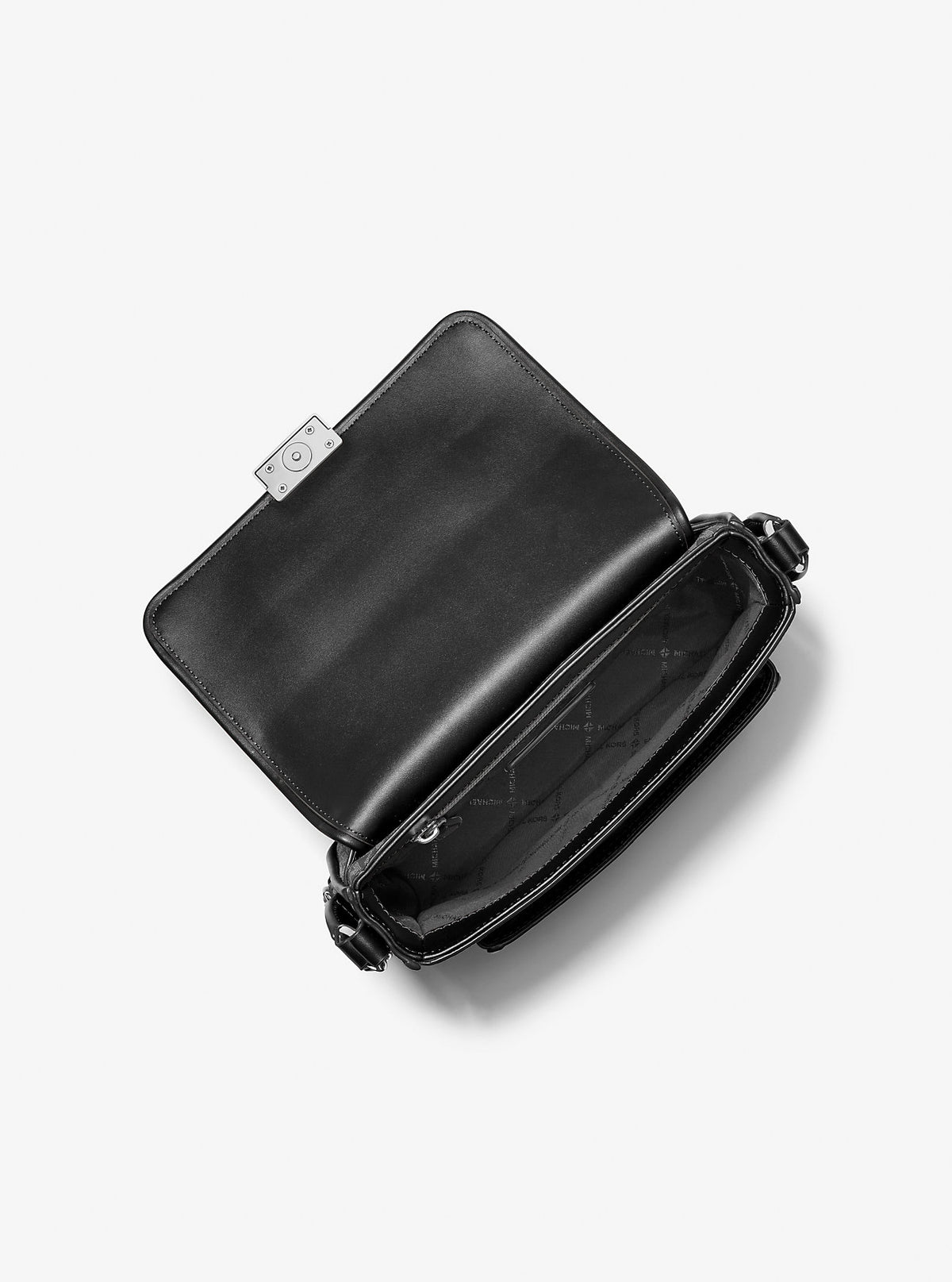 Bradshaw Medium Signature Logo Messenger Bag Black Black