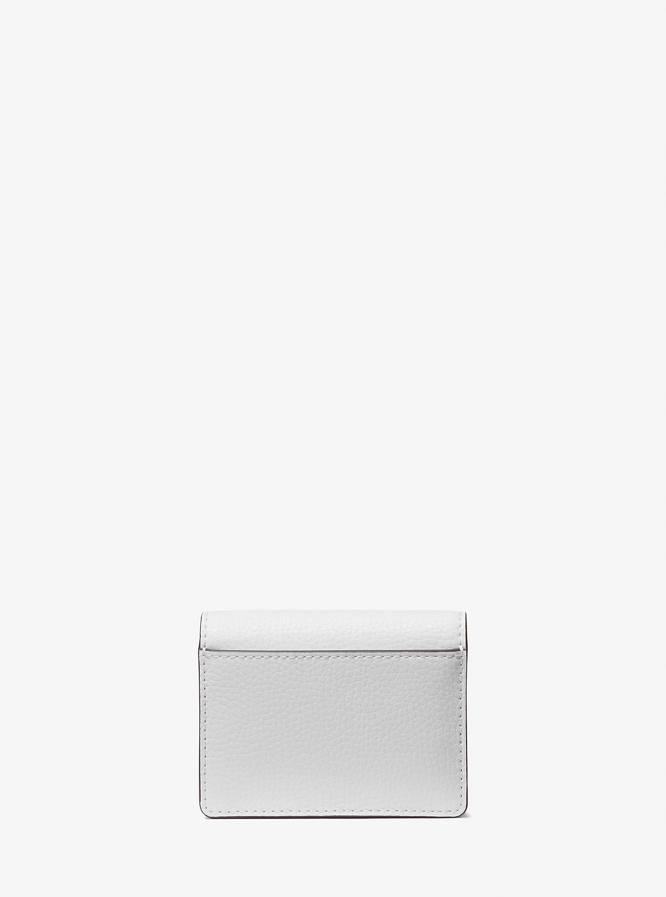 Carson Small Pebbled Leather Wallet Optic White Optic White