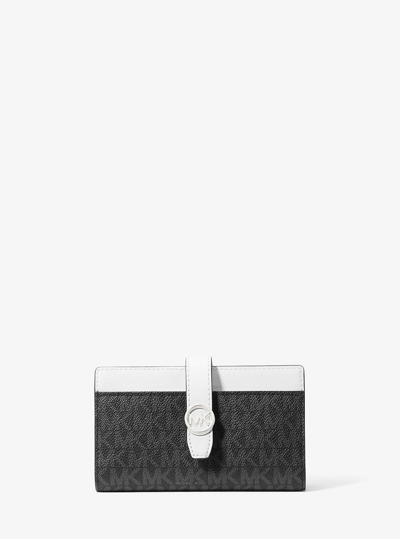 Greenwich Medium Signature Logo Wallet Black Combo Black Combo