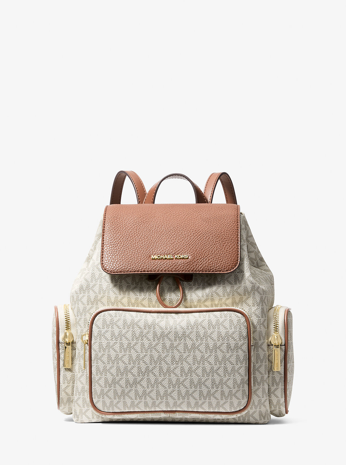 Merritt Small Signature Logo Cargo Backpack Vanilla Vanilla