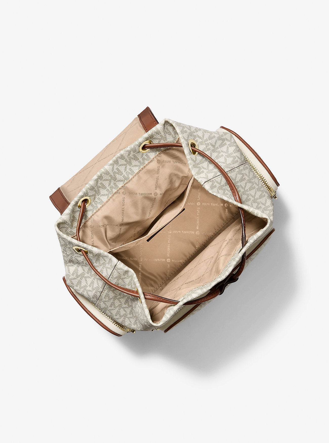 Merritt Small Signature Logo Cargo Backpack Vanilla Vanilla