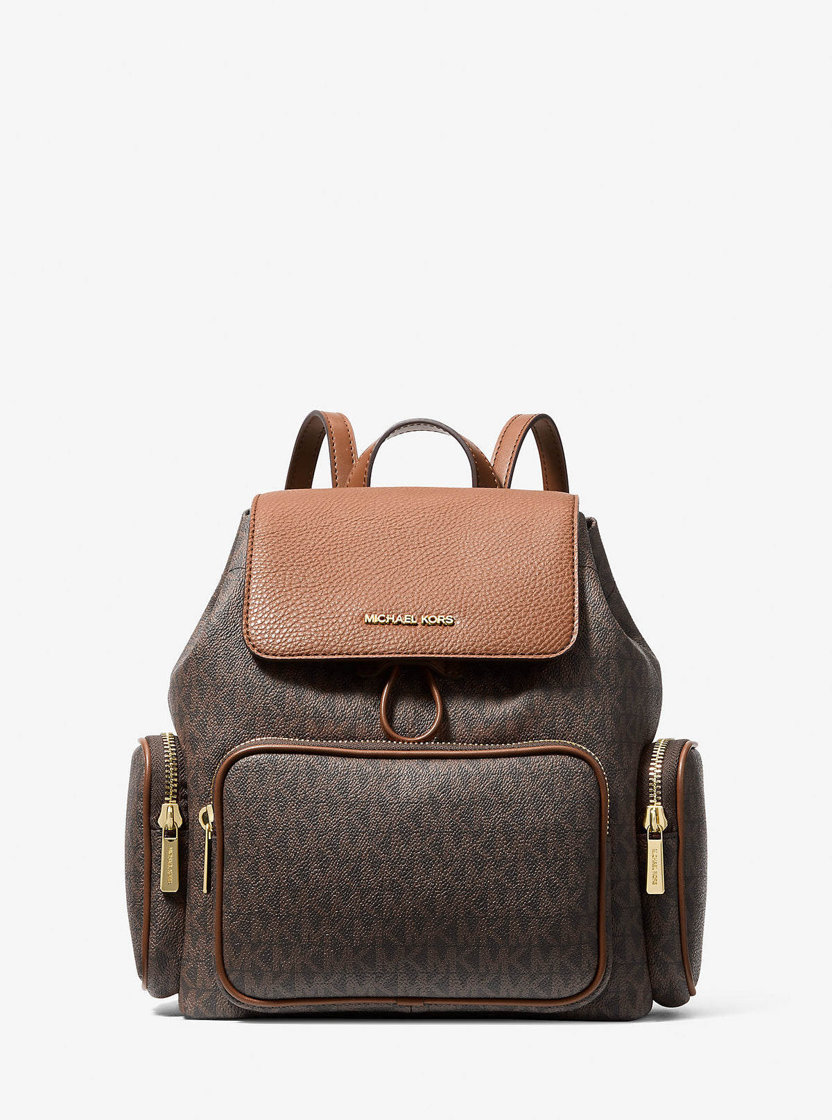 Merritt Small Signature Logo Cargo Backpack Brown Brown