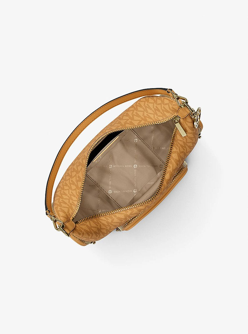Merritt Small Signature Logo Convertible Shoulder Bag Honeywheat Honeywheat