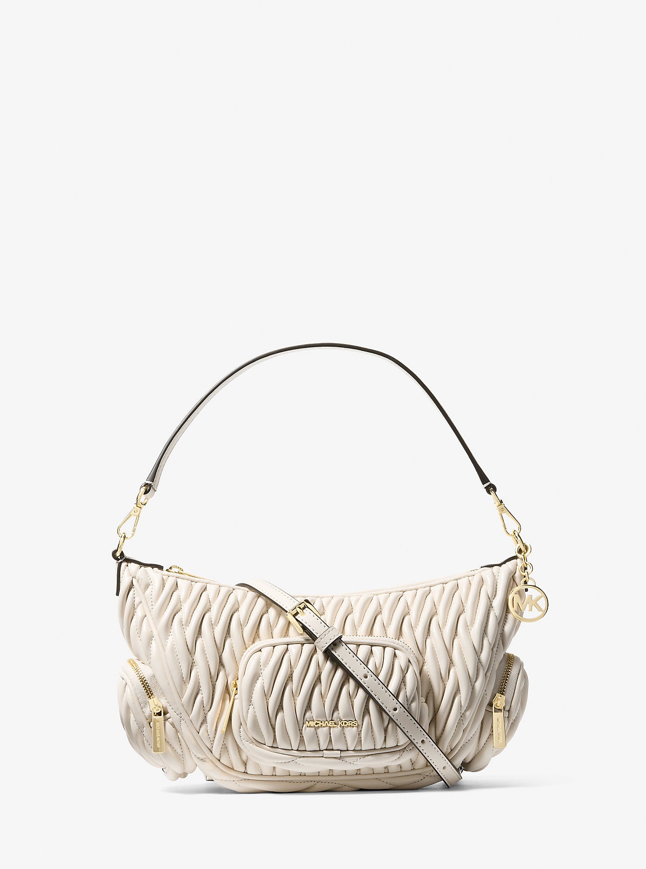Merritt Matelasse Convertible Crossbody Bag Lt Cream Lt Cream