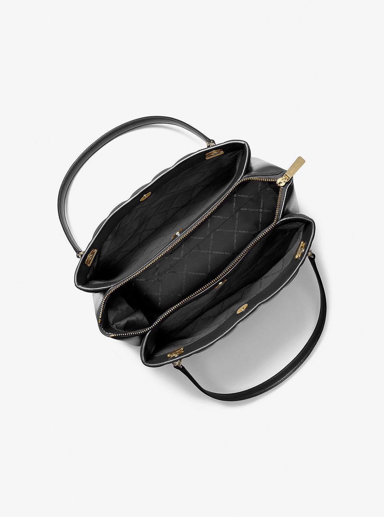 Soho Medium Quilted Tote Bag Black Black