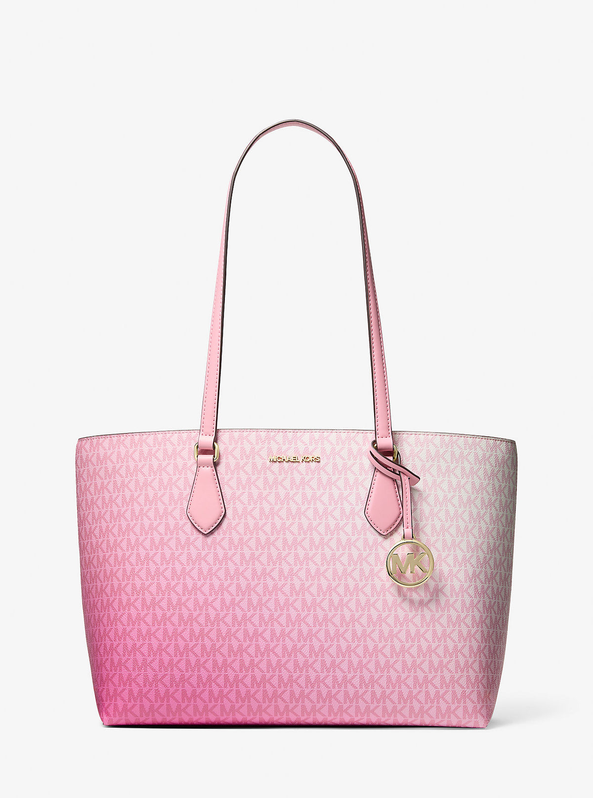 Sheila Large Ombre Signature Logo Tote Bag Carnation Carnation