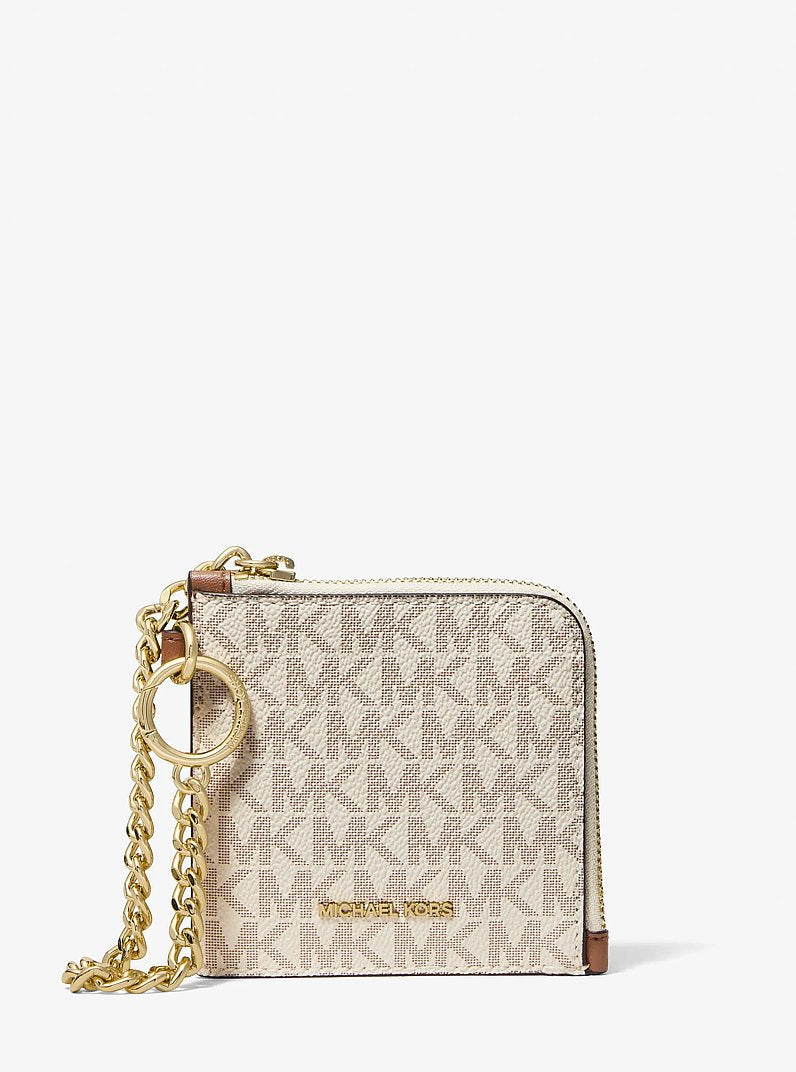 Jet Set Travel Signature Logo Chain Wallet Vanilla Vanilla