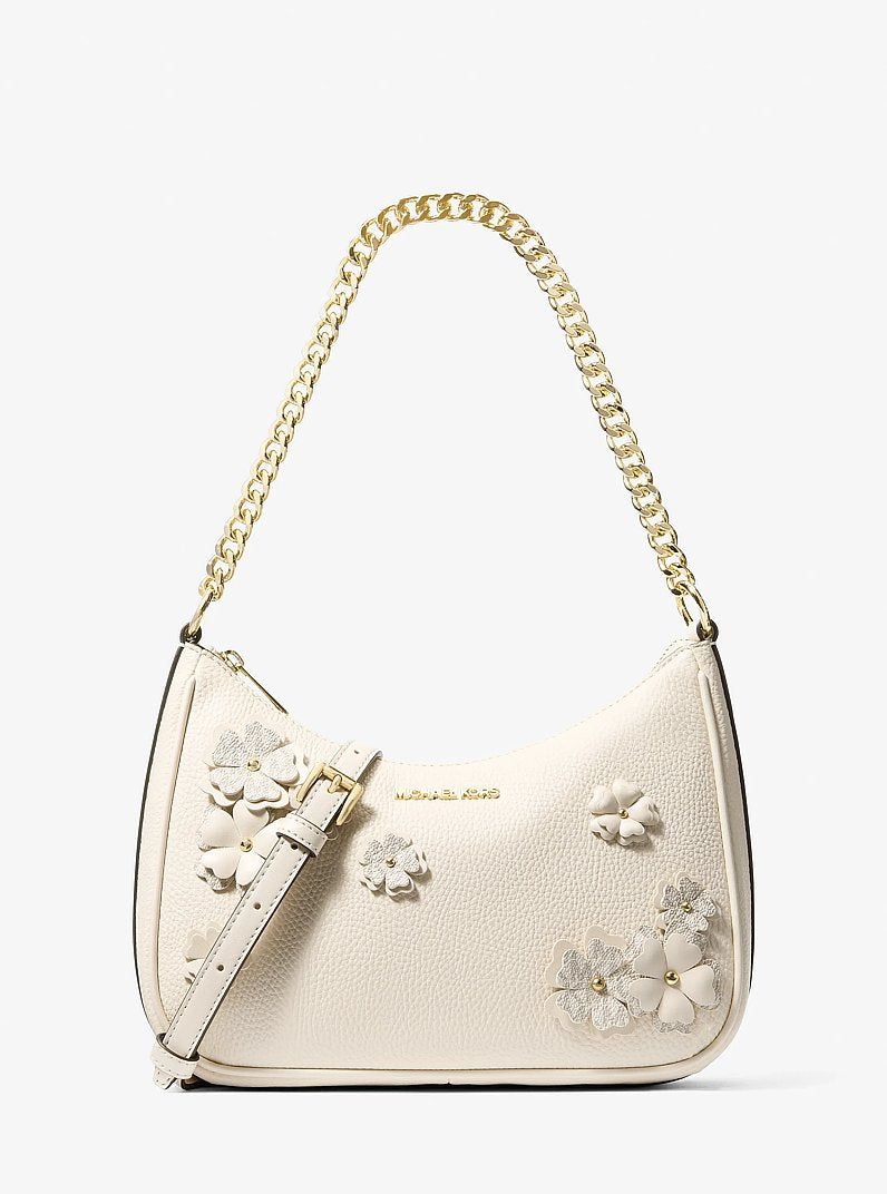 Jet Set Travel Large Embellished Convertible Crossbody Bag Lt Crm Multi Lt Crm Multi