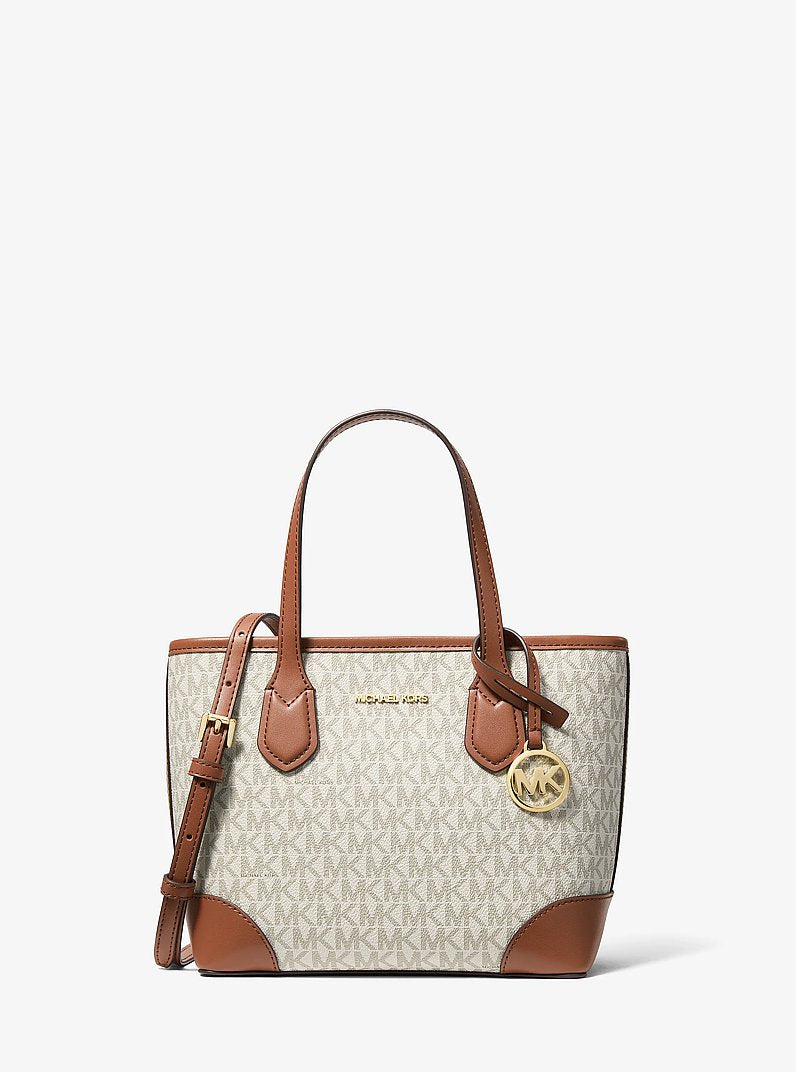 Eva Extra-Small Signature Logo Convertible Tote Bag Vanilla Vanilla