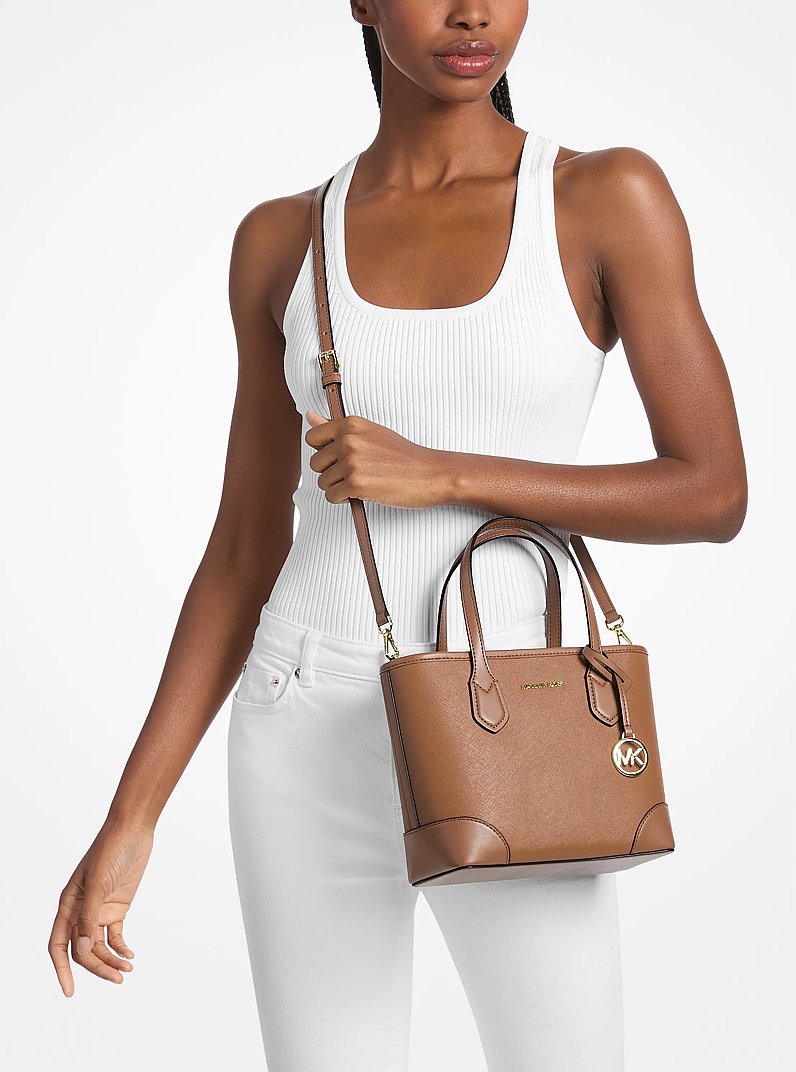 Eva Extra-Small Leather Convertible Tote Bag Luggage Luggage