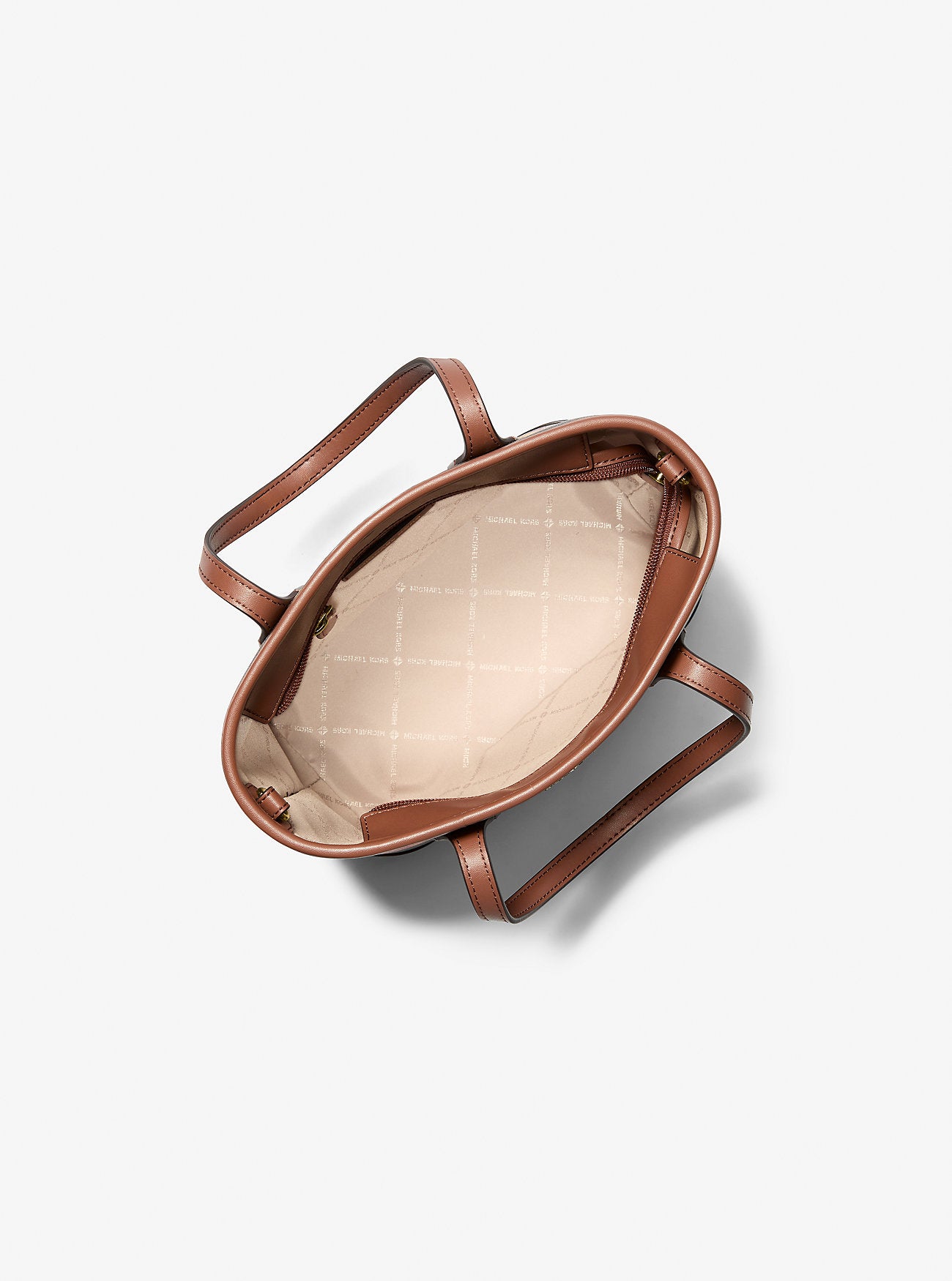 Eva Extra-Small Printed Signature Logo Convertible Tote Bag Brown Brown