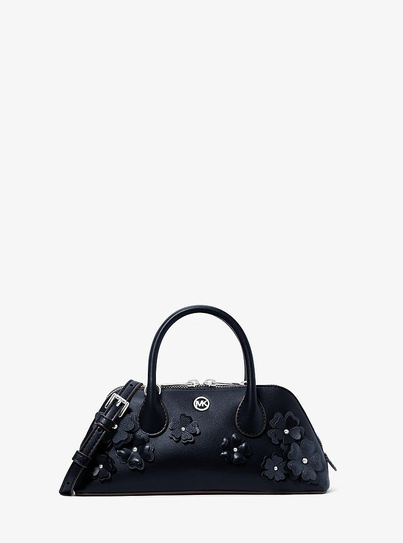Petra Small Floral Embellished Crossbody Bag Navy Navy