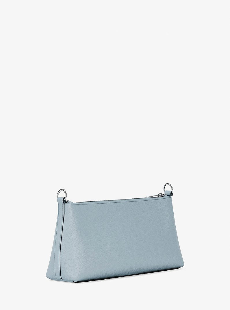 Carson Small Pebbled Leather Convertible Crossbody Bag Pale Ocean Pale Ocean