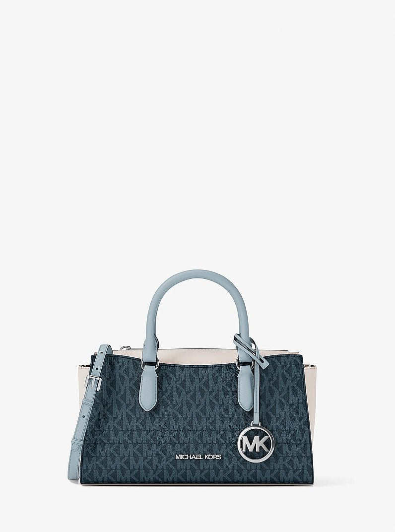 Arden Small Color-Block Signature Logo Messenger Bag Admirl Multi Admirl Multi