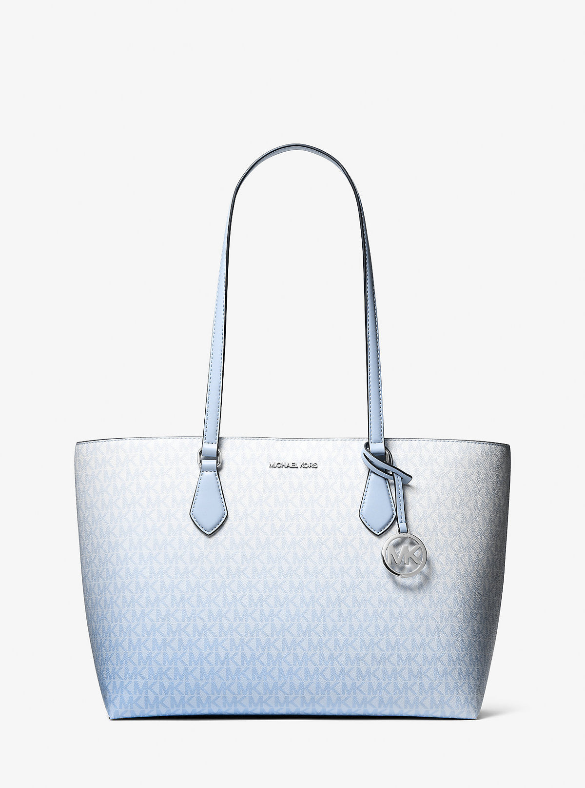 Sheila Large Ombre Signature Logo Tote Bag Pale Ocean Pale Ocean