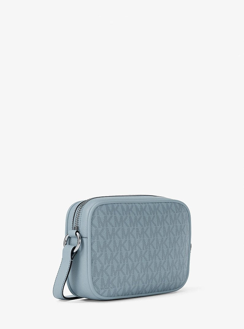 Jet Set Travel Small Signature Logo Camera Crossbody Bag Pale Ocean Pale Ocean