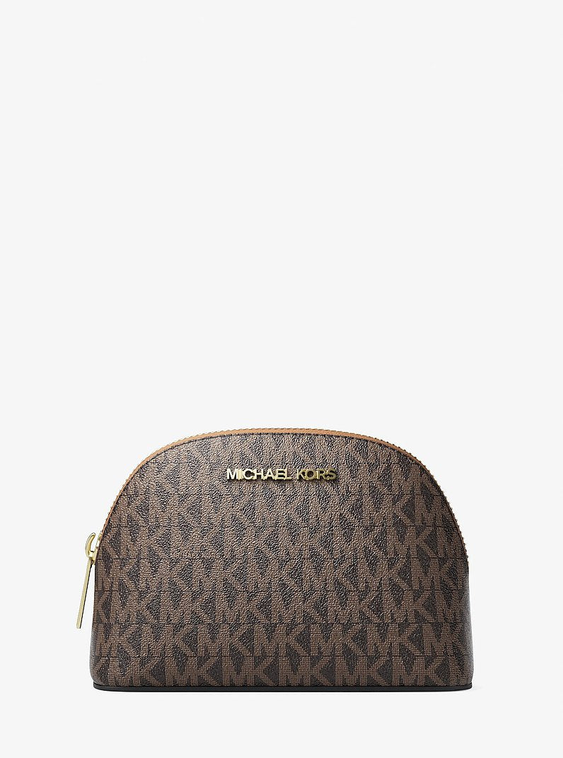 Jet Set Medium Signature Logo Travel Kit Brown Brown
