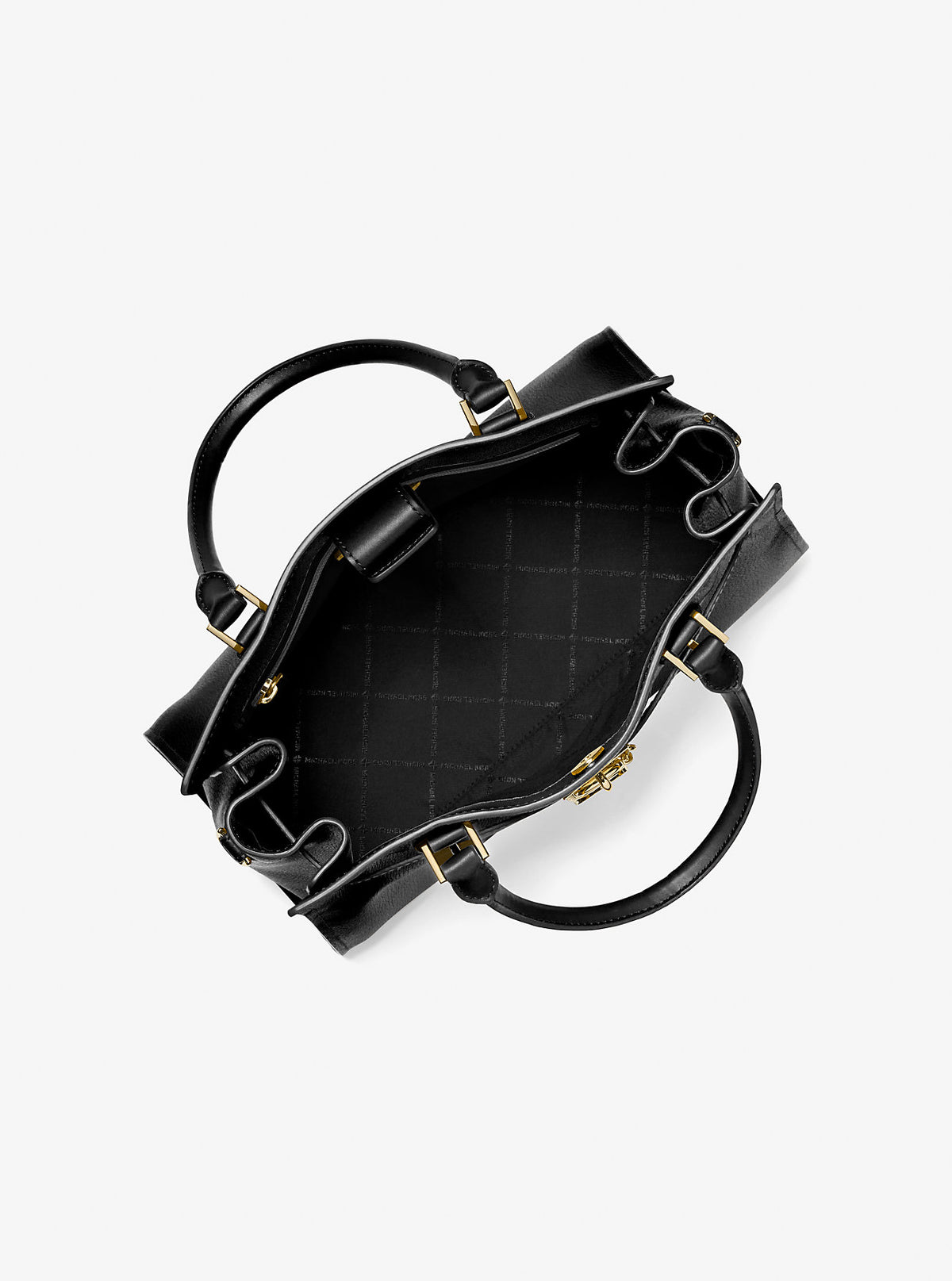 Hamilton Medium Leather Satchel Black Black