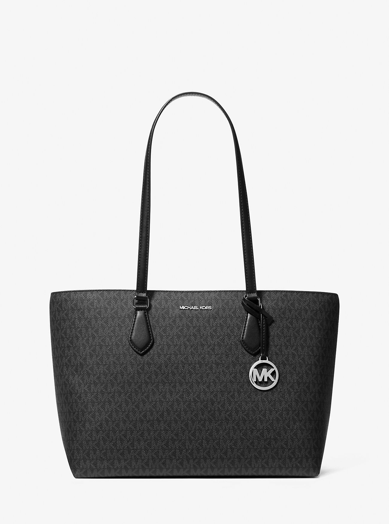 Sheila Large Signature Logo Tote Bag Black Black