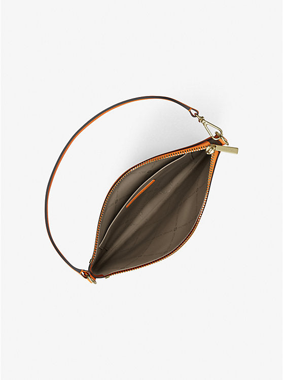 Jet Set Small Embellished Convertible Wristlet Pop Orange