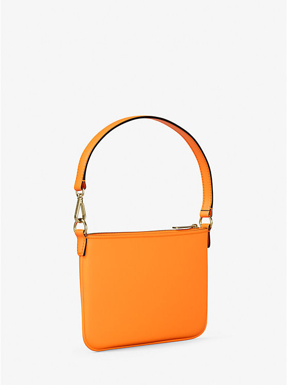 Jet Set Small Embellished Convertible Wristlet Pop Orange