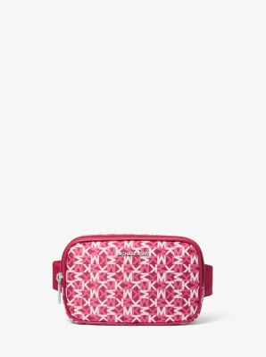 Khai Small Logo Printed Sling Pack Dk Raspberry Dk Raspberry