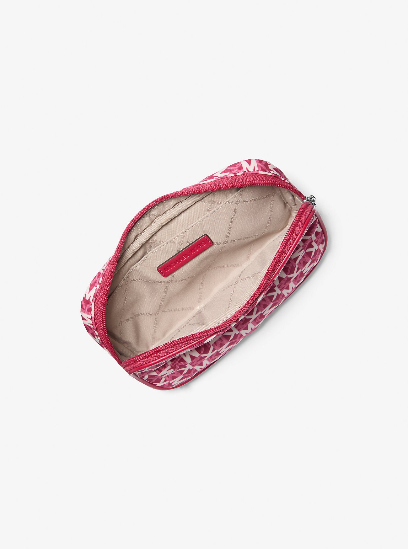 Khai Small Logo Printed Sling Pack Dk Raspberry Dk Raspberry