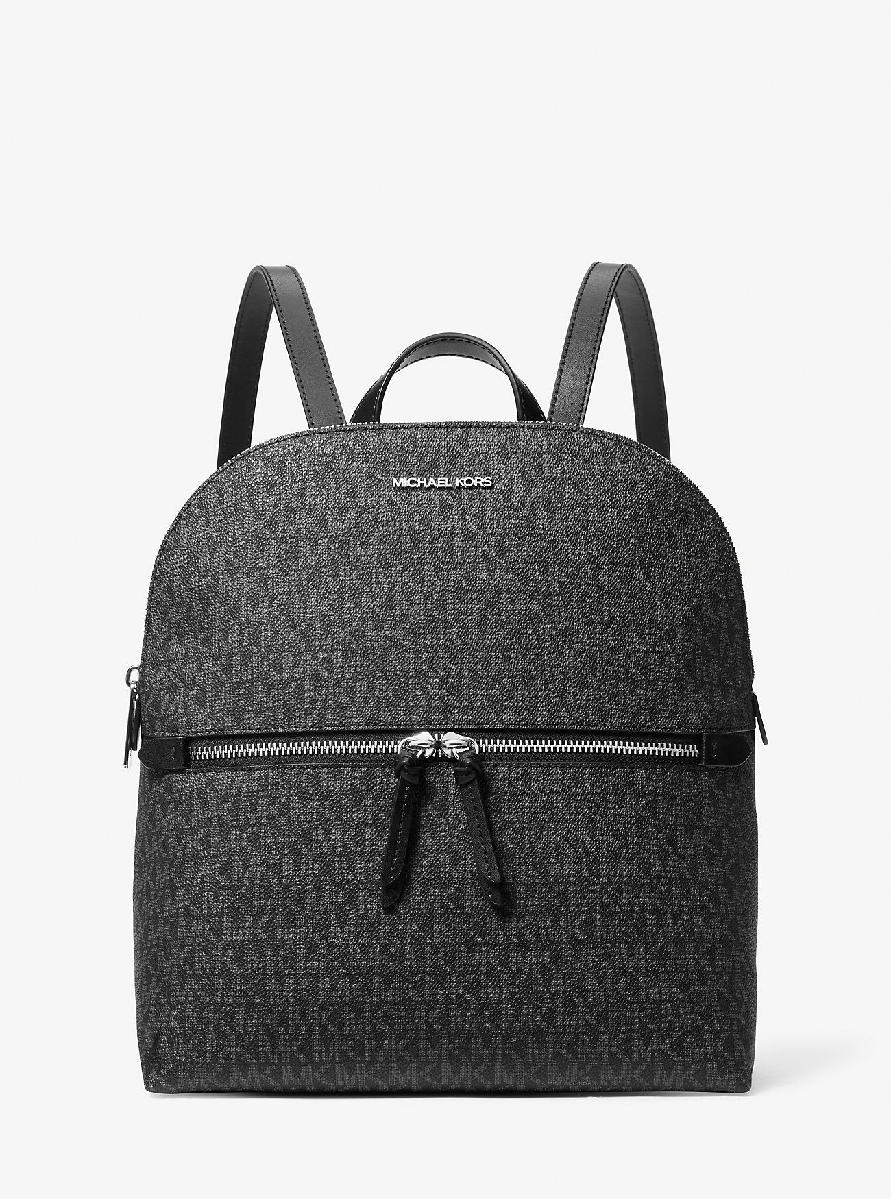 Dallas Medium Signature Logo Backpack Black Black