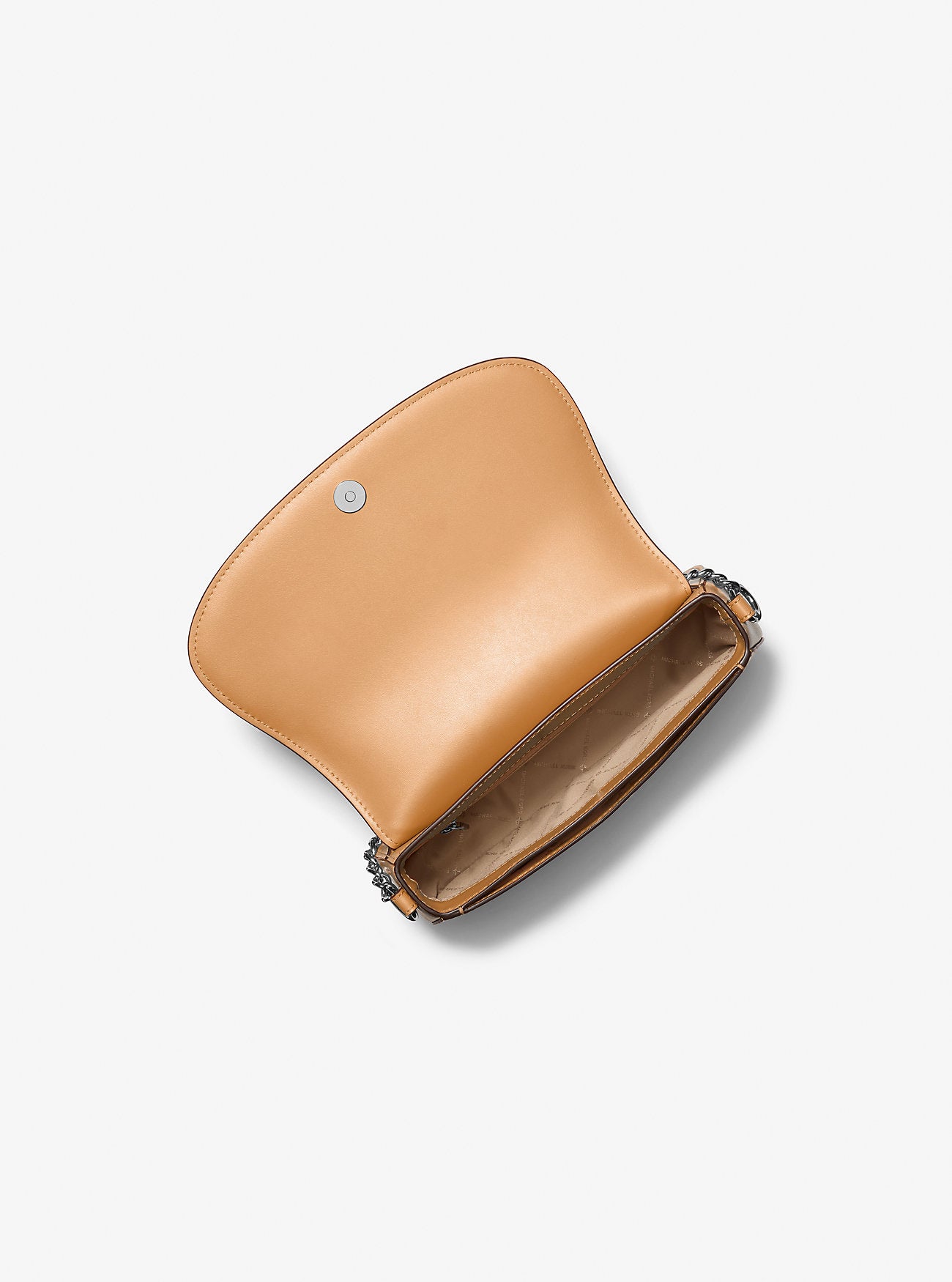 Mila Medium Leather Messenger Bag Peanut Peanut