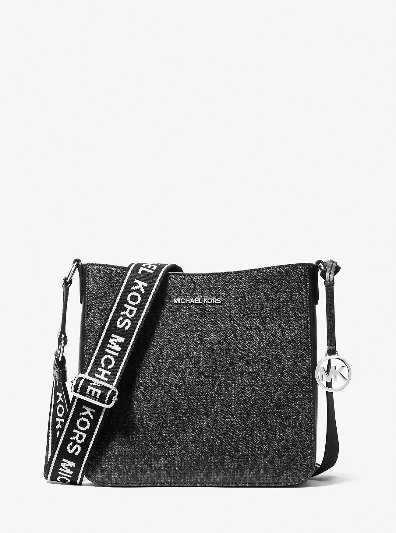 Jet Set Small Signature Logo Crossbody Bag Black Black