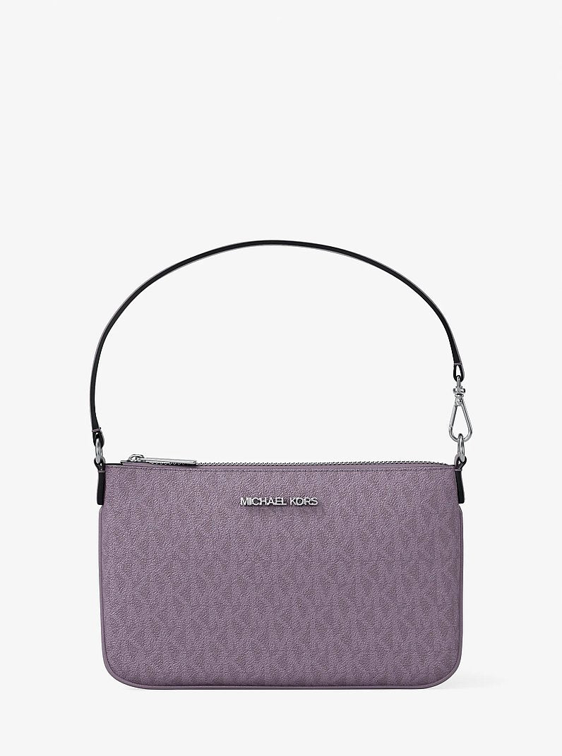 Jet Set Small Signature Logo Convertible Wristlet Lilac Lilac