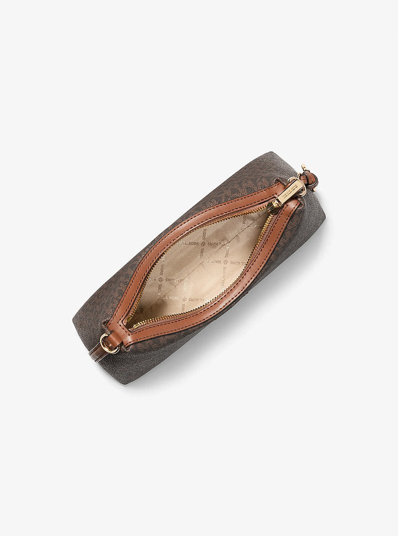 Sammy Small Signature Logo Convertible Crossbody Bag Brown Brown