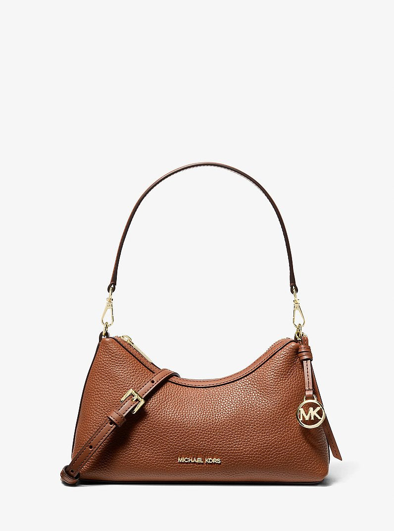 Sammy Small Pebbled Leather Convertible Crossbody Bag Luggage Luggage