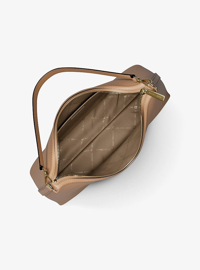 Sammy Medium Pebbled Leather Convertible Shoulder Bag Camel Camel
