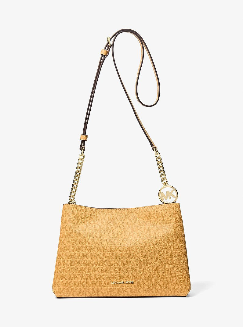 Christina Small Signature Logo Crossbody Bag Honeywheat Honeywheat