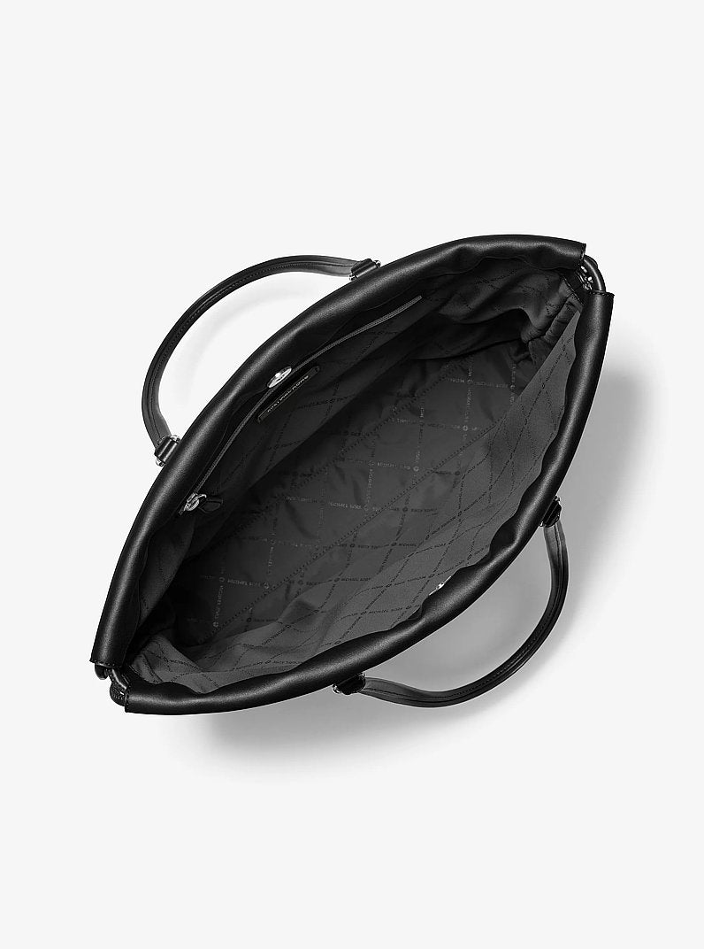 Matilda Large Cinch Tote Bag Black Black