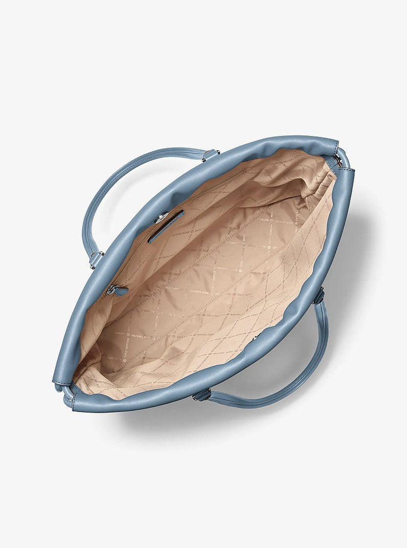 Matilda Large Cinch Tote Bag Denim Denim