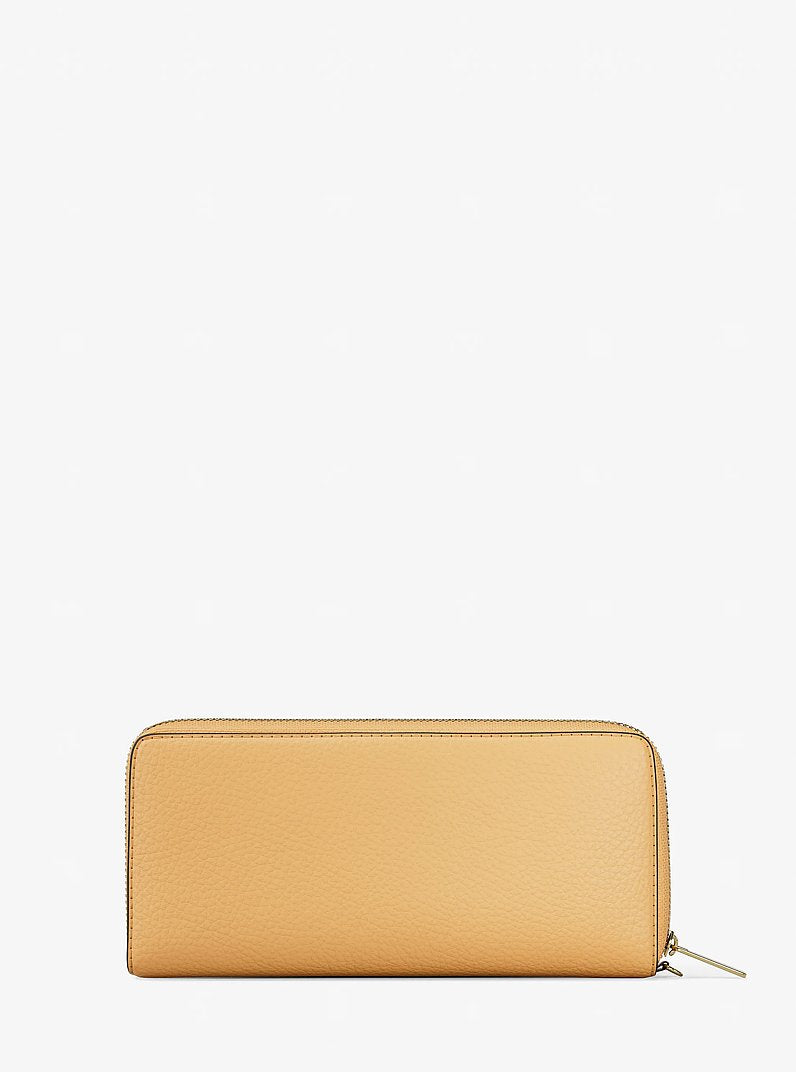 Jet Set Travel Large Pebbled Leather Wristlet Honeywheat Honeywheat