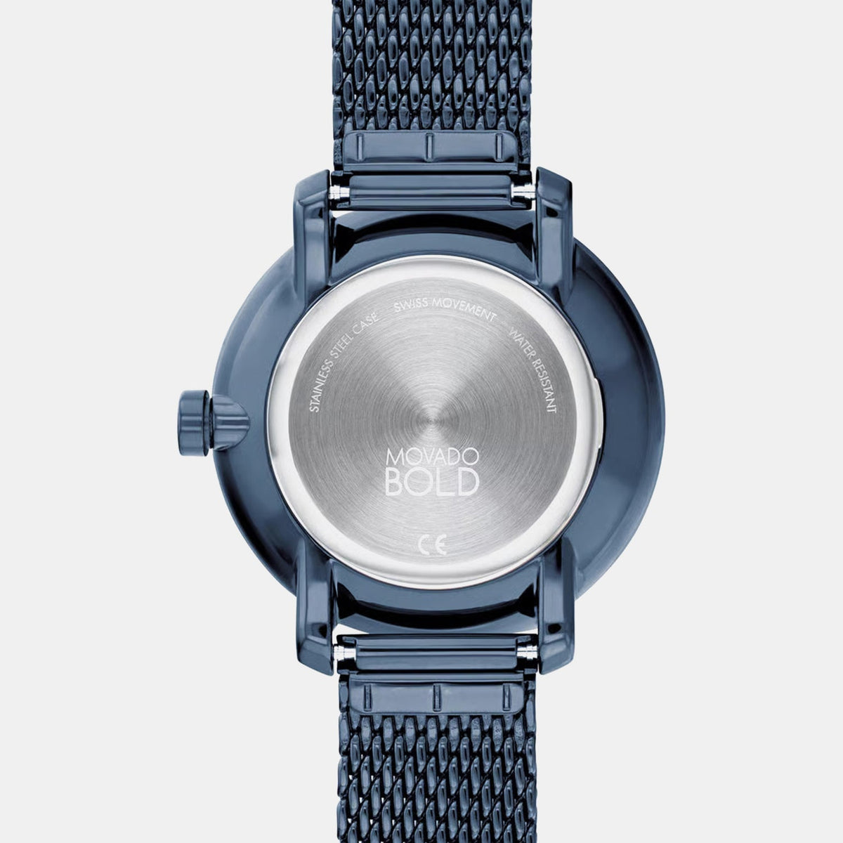 Movado Bold Women Quartz Blue Dial Analog Mesh Watch 3600780