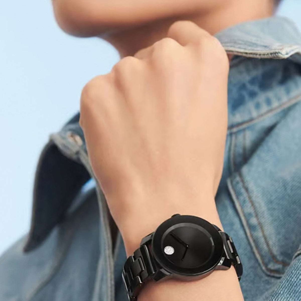 Movado Bold Women Quartz Black Dial Analog Ceramic Watch 3600803