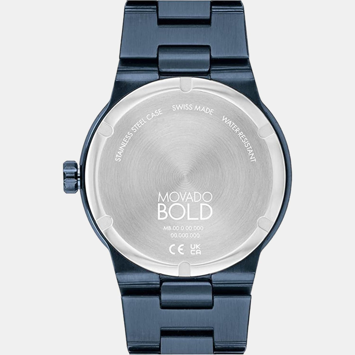 Movado Bold Fusion Men Quartz Blue Dial Analog Stainless Steel Watch 3600852