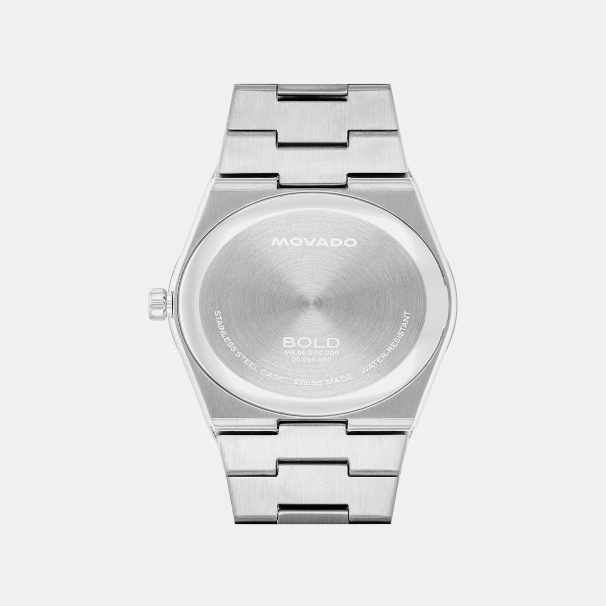 Movado Bold Quest Men Quartz White Dial Analog Stainless Steel Watch 3600972