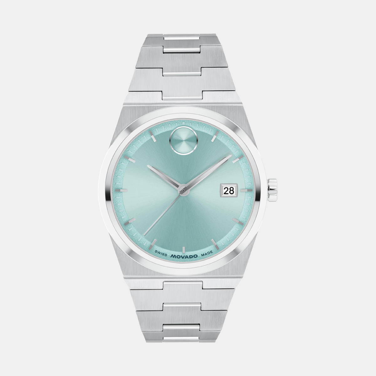 Movado Bold Quest Women Quartz Blue Dial Analog Stainless Steel Watch 3601186