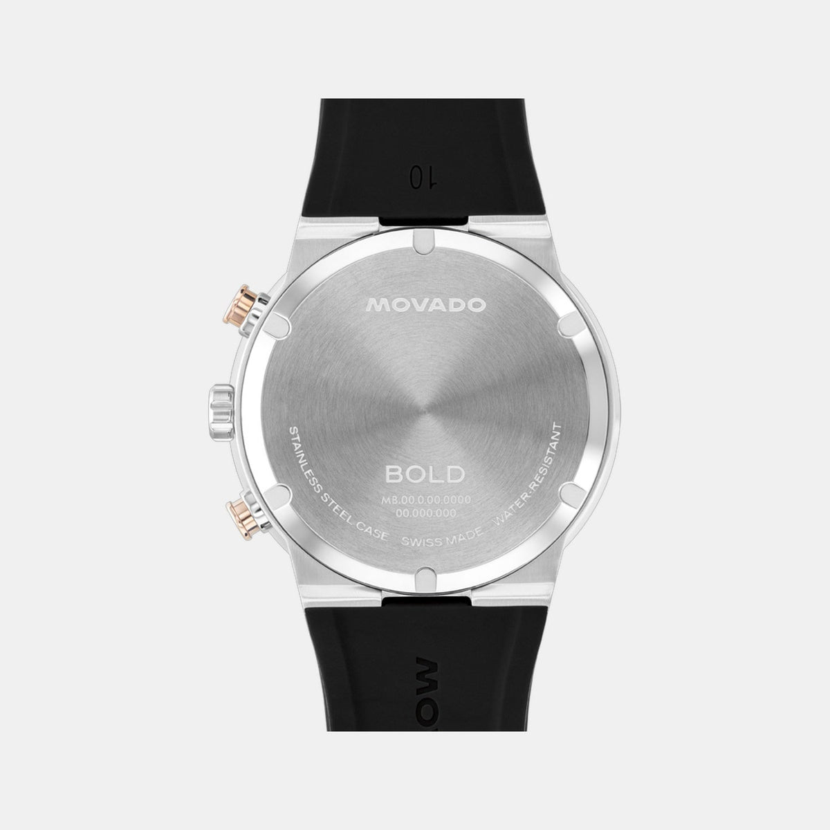 Movado Bold Fusion Men Quartz Black Dial Chronograph Ceramic Watch 3601330