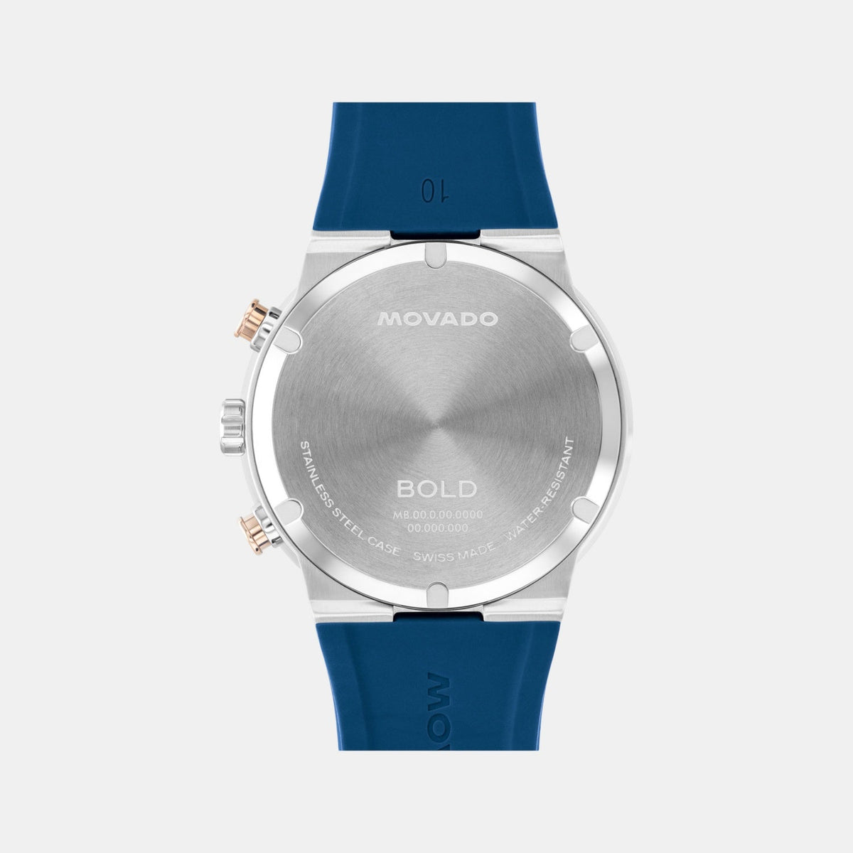 Movado Bold Fusion Men Quartz Blue Dial Chronograph Ceramic Watch 3601331
